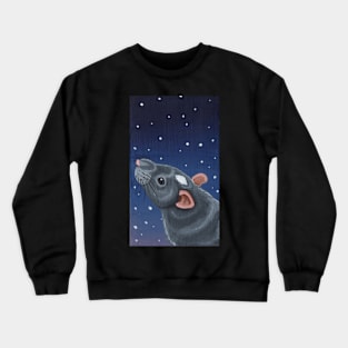 Grey Essex Rat Stargazing Crewneck Sweatshirt